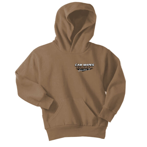 Cam Mapes Trucking - Youth Core Fleece Pullover Hooded Sweatshirt  Thumbnail